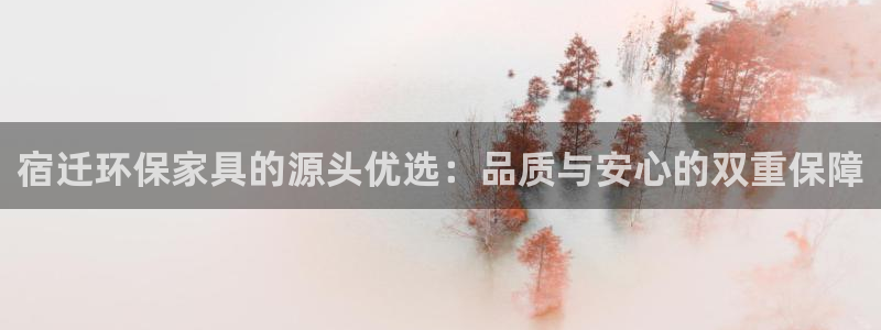 杏耀平台注册网址：宿迁环保家具的源头优选：品质与安心的双重保