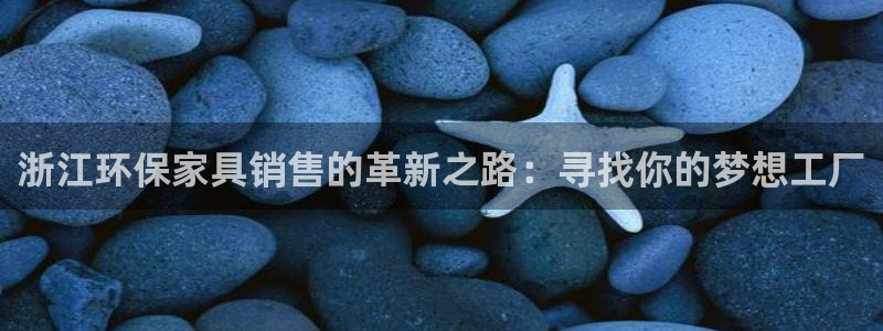 杏耀官方网：浙江环保家具销售的革新之路：寻找你的梦想工厂